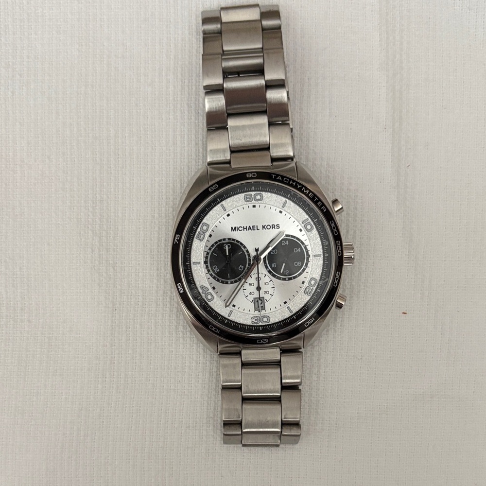 Michael Kors Metallic Silver Watch